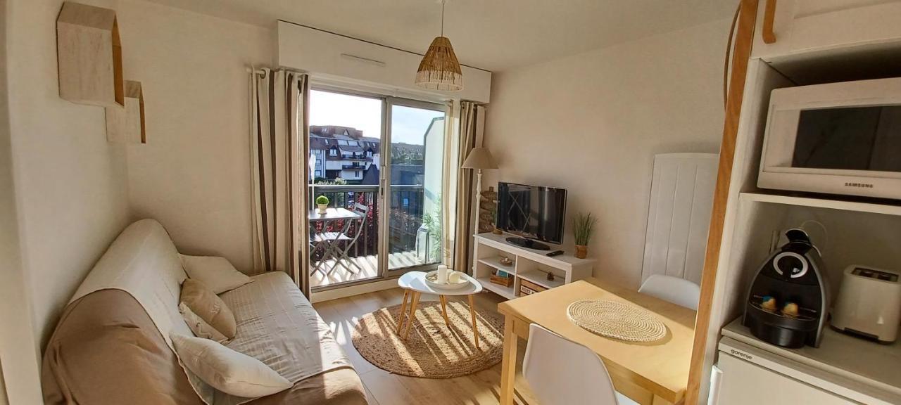 T2 Cosy/Balcon Sud Ouest/300M-Mer/Villers Sur Mer Esterno foto
